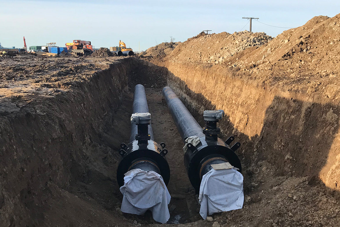 Реконструкция распределительного газопровода от ГРС Лаголово