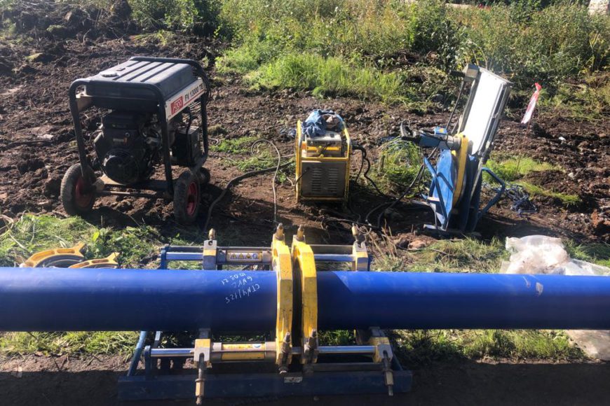 Вынос водопровода в рамках реализации объекта «Реконструкция Петрозаводского шоссе. 2-й этап